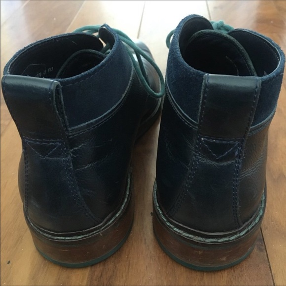 Cole Haan Men’s Chukka Blue Leather Boot